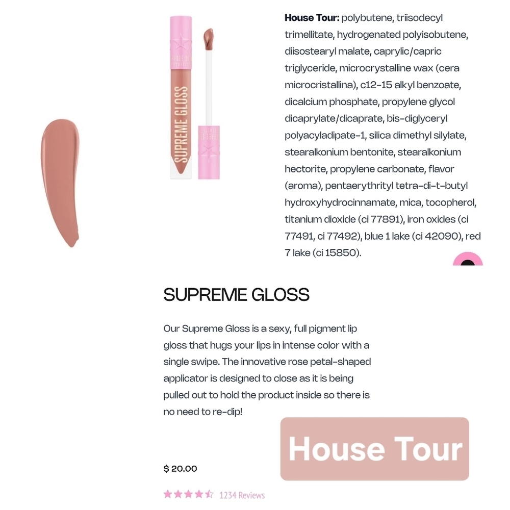 Jeffree Star Supreme Gloss in "House Tour" - Picture 4 of 4